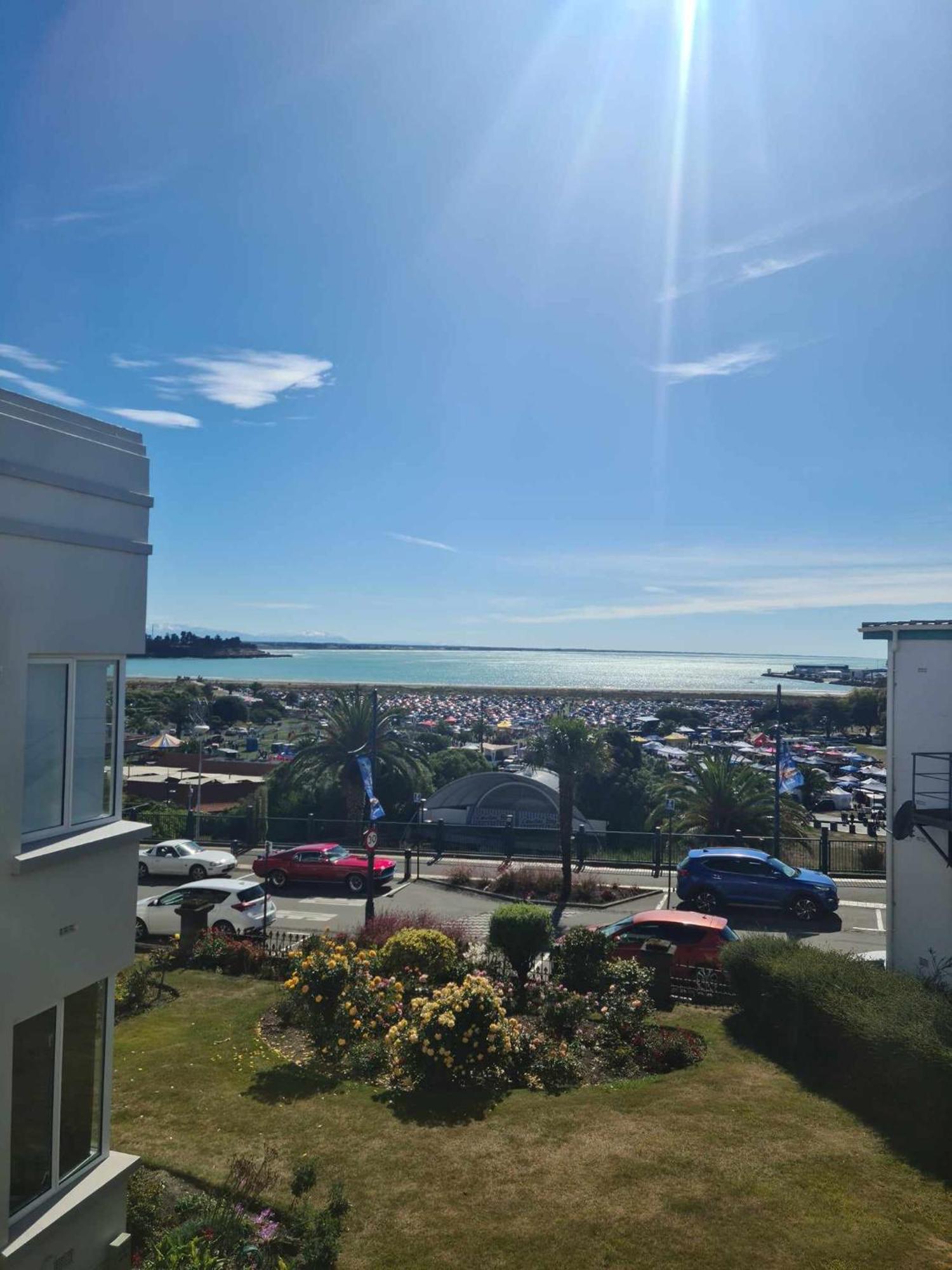 Ferienwohnung Art Deco Beauty On The Bay Hill Timaru Exterior foto