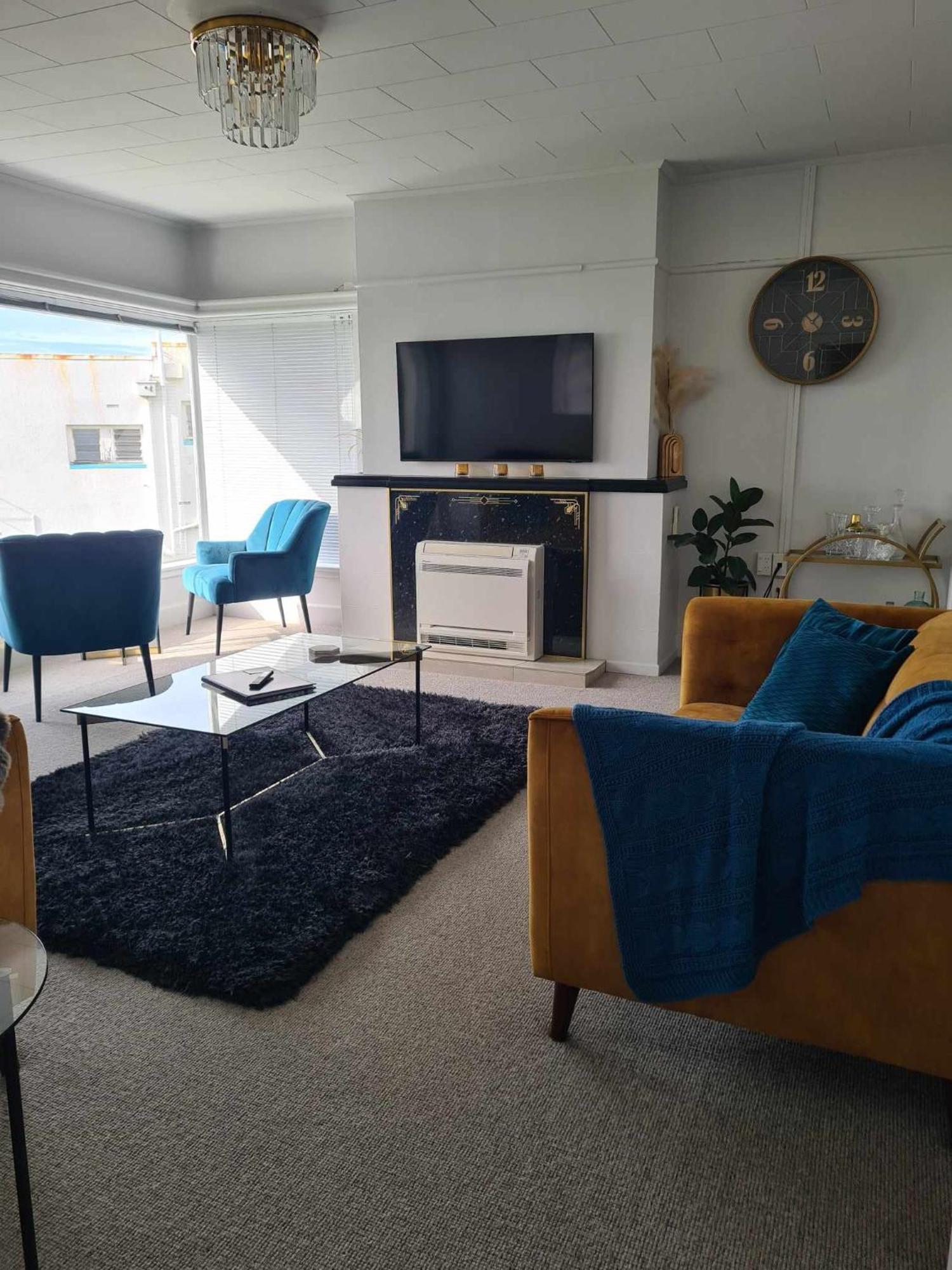 Ferienwohnung Art Deco Beauty On The Bay Hill Timaru Exterior foto